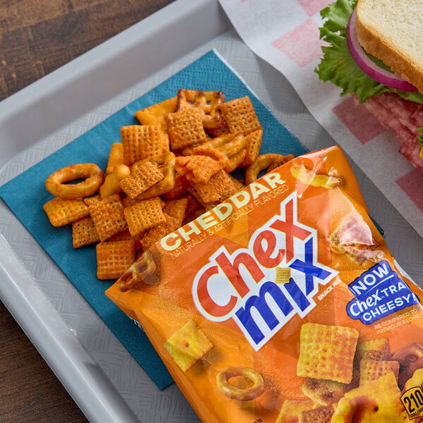 Chex Mix Cheddar Snack Mix 1.75 oz. - 60/Case