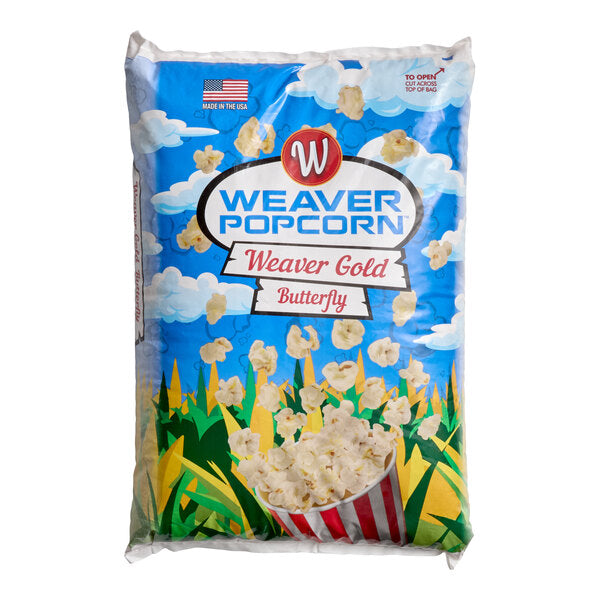 Pop Weaver Gold Butterfly Popcorn Kernels 50 lb.