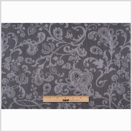 Soft Gray Floral Outerwear