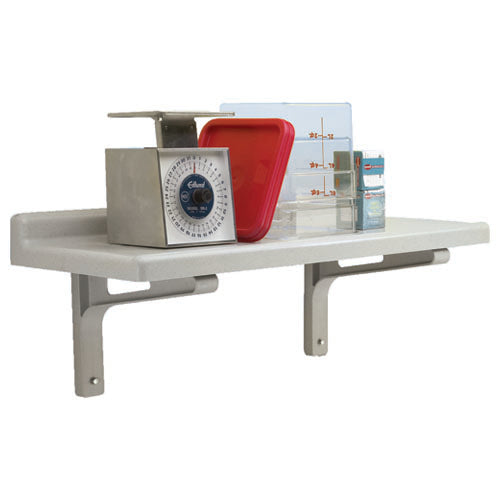 Cambro CSWS1436SK480 Camshelving Wall Shelf, 36" x 14" Gray