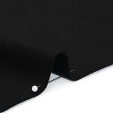 Stretch Cotton Sateen - Black - Deadstock