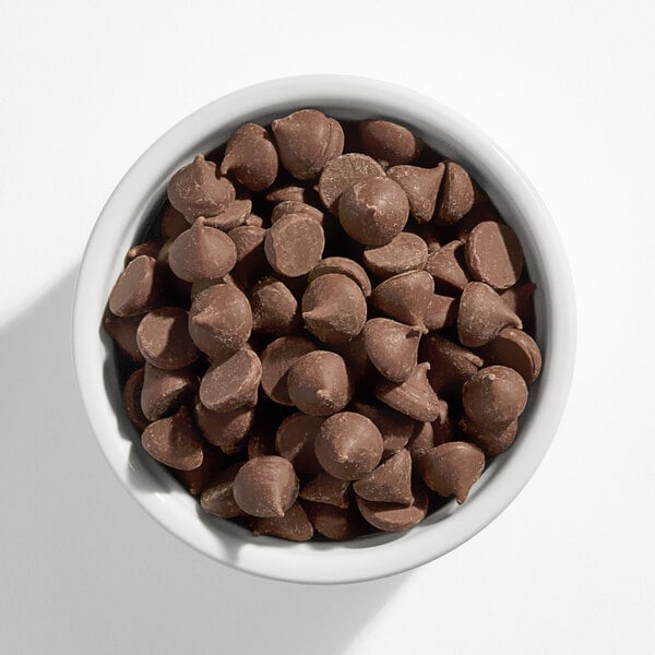HERSHEY'S 25 lb. Milk Chocolate .35M Unwrapped Mini Baking Kisses