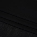 Lightweight Viscose and Silk Jersey - Black - Deadstock
