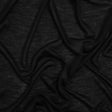 Lightweight Viscose and Silk Jersey - Black - Deadstock