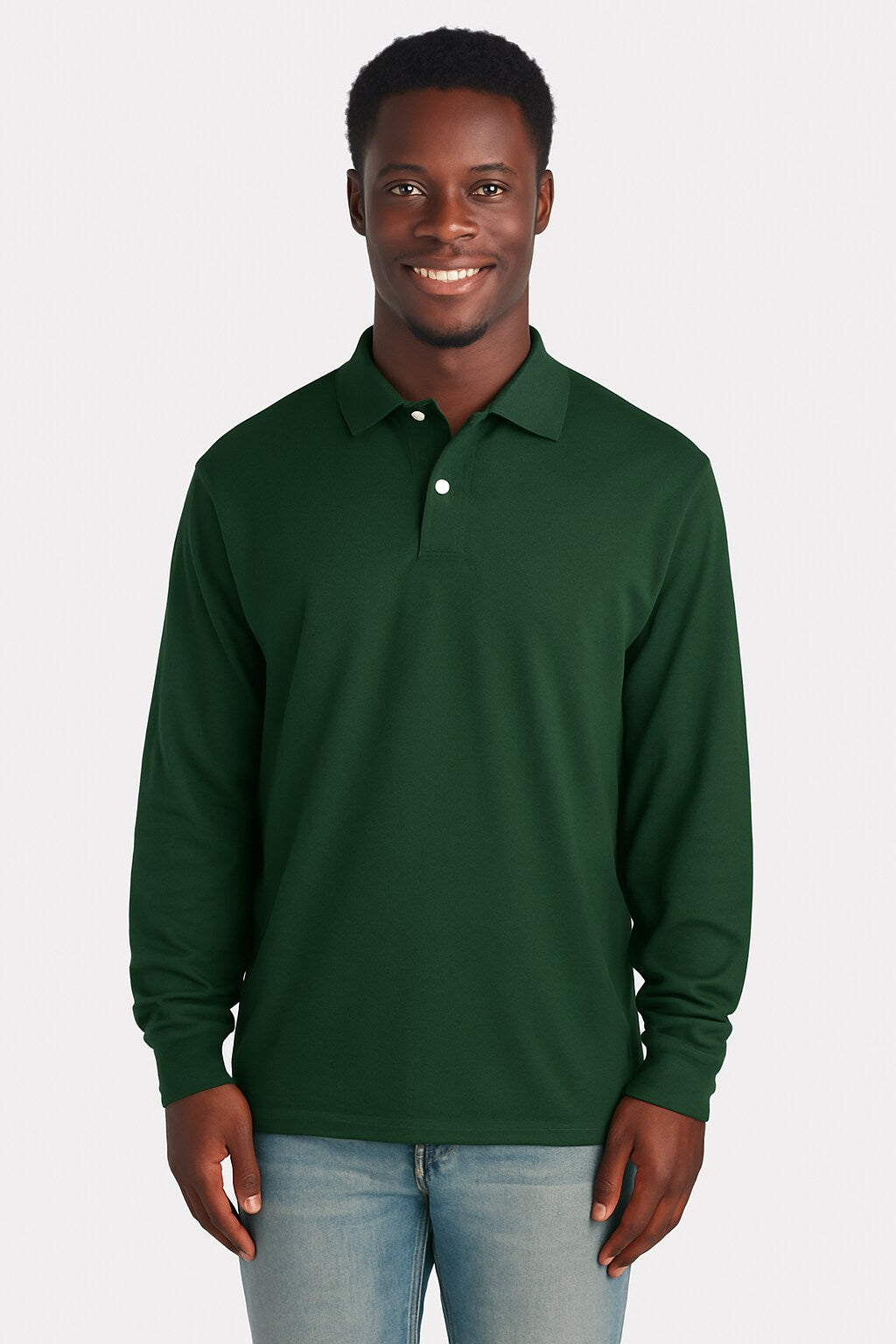 JERZEES® Men’s Dri-Power Long Sleeve Polo