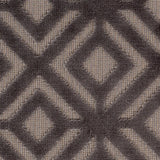 Brown Geometric Cut Velvet