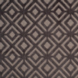 Brown Geometric Cut Velvet