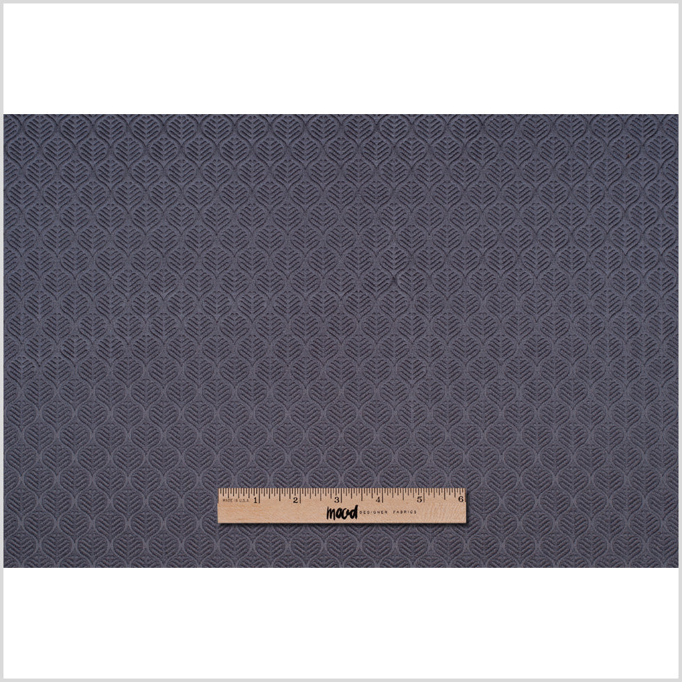 Gray Geometric Cut Velvet