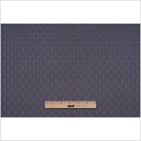 Gray Geometric Cut Velvet