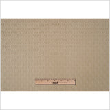 Pale Gold Geometric Cut Velvet