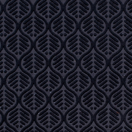 Black Geometric Cut Velvet