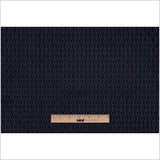 Black Geometric Cut Velvet