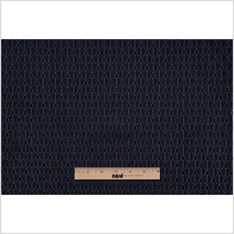 Black Geometric Cut Velvet