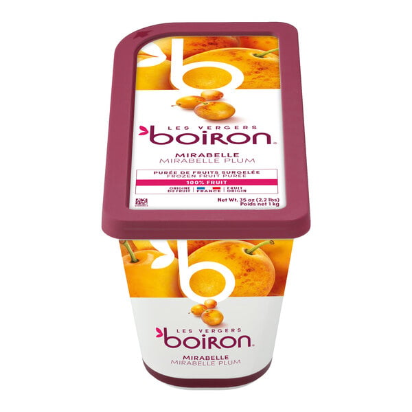 Les Vergers Boiron Mirabelle Plum 100% Fruit Puree 2.2 lb.