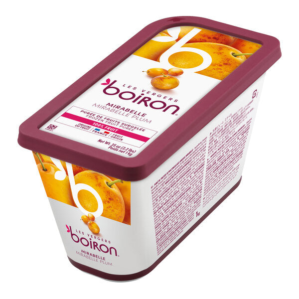 Les Vergers Boiron Mirabelle Plum 100% Fruit Puree 2.2 lb. - 3/Case