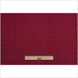 Ruby Geometric Cut Velvet