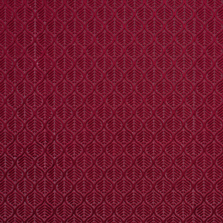 Ruby Geometric Cut Velvet