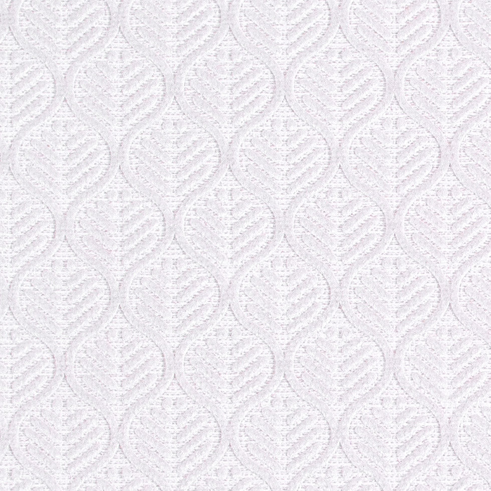 Ivory Geometric Cut Velvet