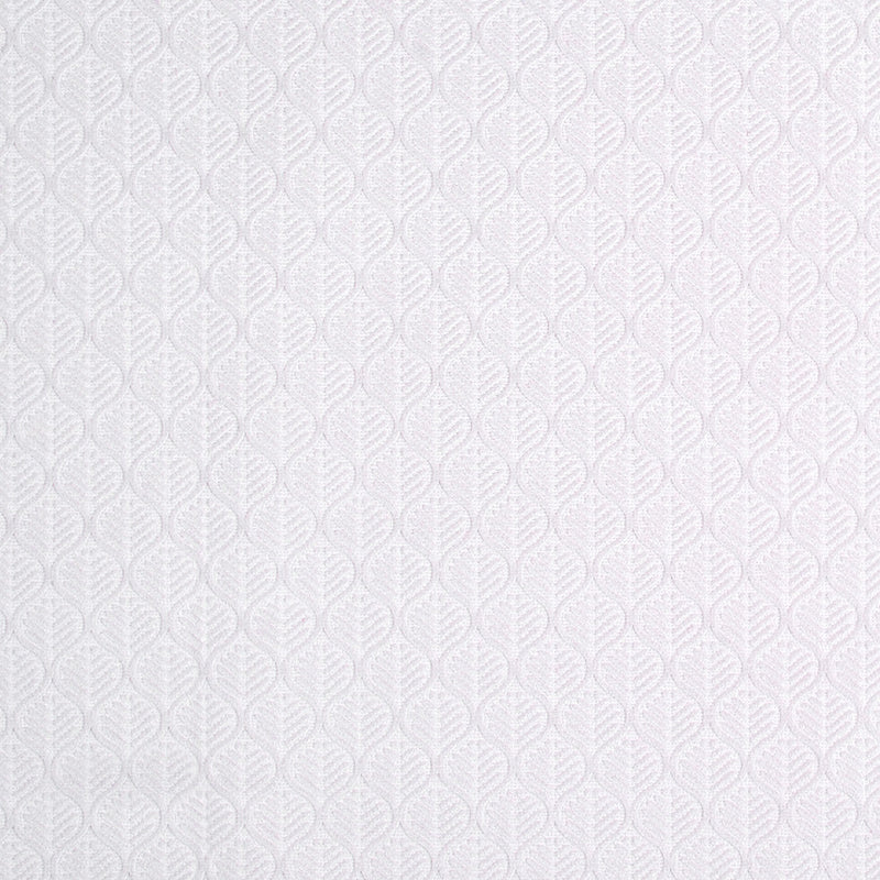 Ivory Geometric Cut Velvet