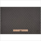 Stone Gray Geometric Cut Velvet