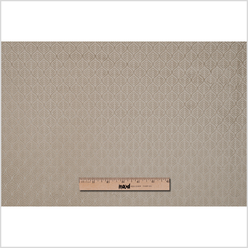 Champagne Geometric Cut Velvet