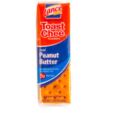 Lance Toast Chee Peanut Butter Sandwich Crackers 20 Count Box - 6/Case