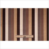 Tan and Brown Striped Velvet