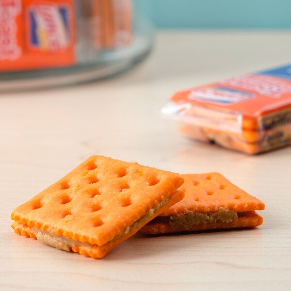 Lance Toast Chee Peanut Butter Sandwich Crackers 20 Count Box - 6/Case