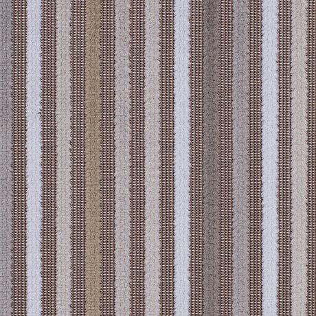 Beige and Ivory Striped Velvet