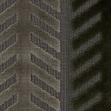 Brown and Green Geometric Cut Velvet