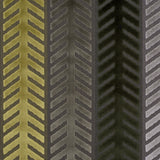 Brown and Green Geometric Cut Velvet
