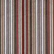 Beige and Rust Striped Velvet
