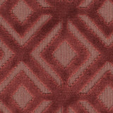 Rust Geometric Cut Velvet