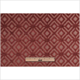 Rust Geometric Cut Velvet