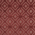 Rust Geometric Cut Velvet