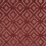 Rust Geometric Cut Velvet