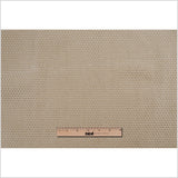 Warm Beige Dotted Cut Velvet