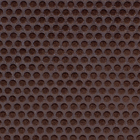 Brown Dotted Cut Velvet