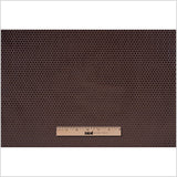 Brown Dotted Cut Velvet