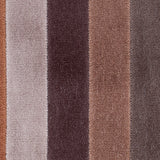 Dark Earth Tones Striped Velvet