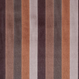 Dark Earth Tones Striped Velvet