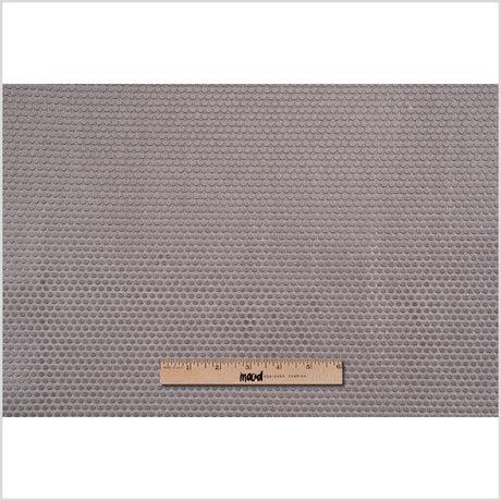 Taupe Dotted Cut Velvet