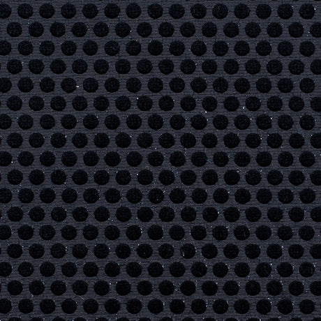 Black Dotted Cut Velvet