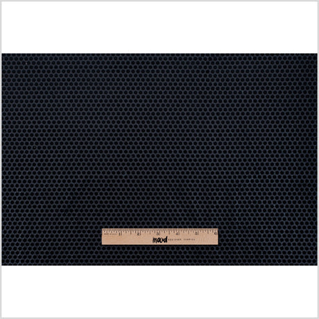Black Dotted Cut Velvet