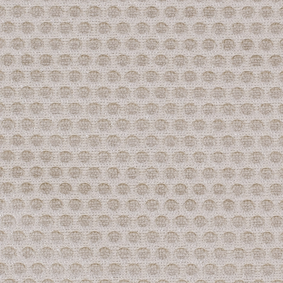 Pale Khaki Dotted Cut Velvet