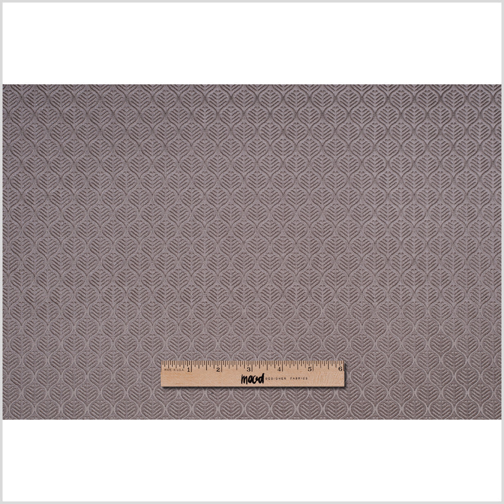 Taupe Geometric Cut Velvet