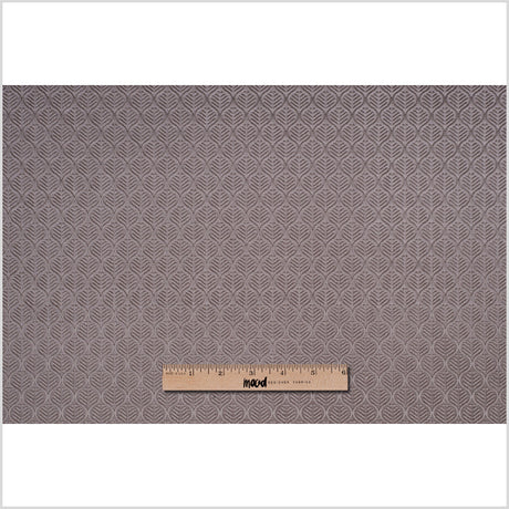 Taupe Geometric Cut Velvet
