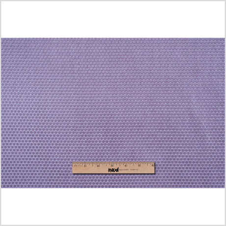 Iced Lilac Dotted Cut Velvet