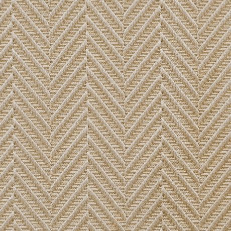 Pale Gold Herringbone Cut Velvet