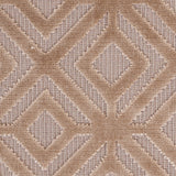 Camel Geometric Cut Velvet